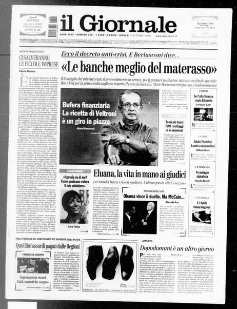 Il giornale : quotidiano del mattino